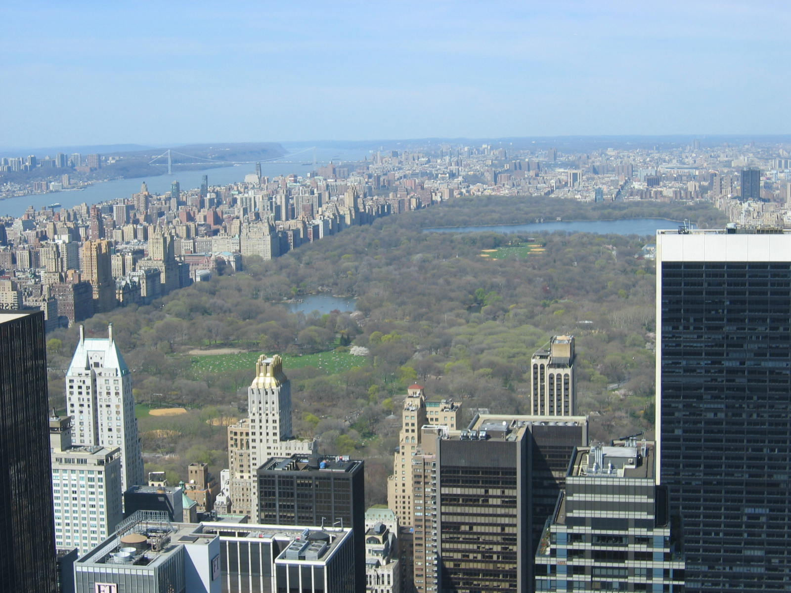 picture was taken from observation of Rockefeller Building