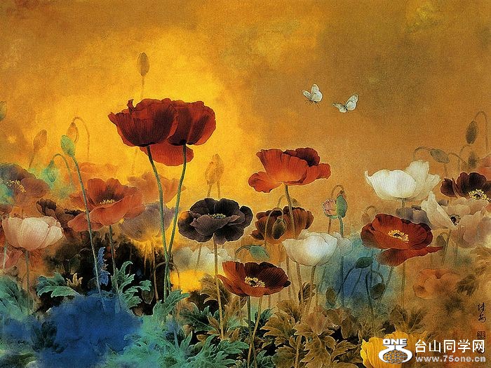 Chinese_painting_ZouChuanAn-Floweramp6821_wallcoo.com.jpg