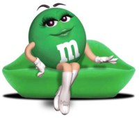 200px-Green_M_spokescandy.png