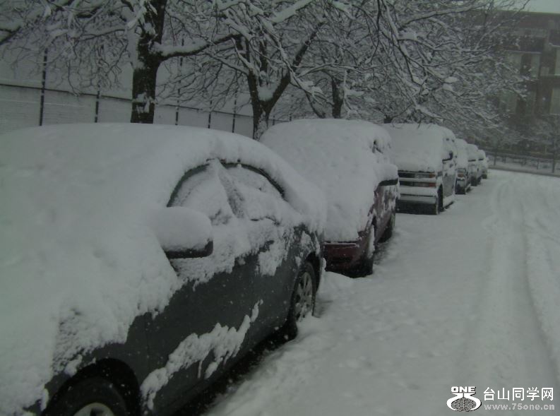 Snowing in Chicago