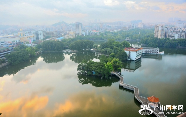 Morning lake view